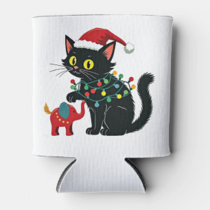 Rafraîchisseur Pour Canette Noël Dame Chat sans Enfants Kamala Trump