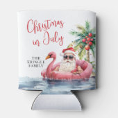 Rafraîchisseur Pour Canette Noël De Plage En Juillet (Dos)