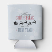 Rafraîchisseur Pour Canette Noël de Santa and his Flying (Dos)