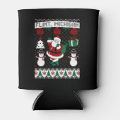 Rafraîchisseur Pour Canette Noël Douille moche Flint Michigan (Devant)