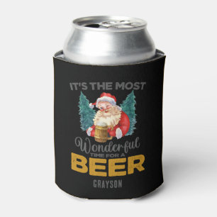 Rafraîchisseur Pour Canette Noël drôle Merveilleux temps pour un nom de bière