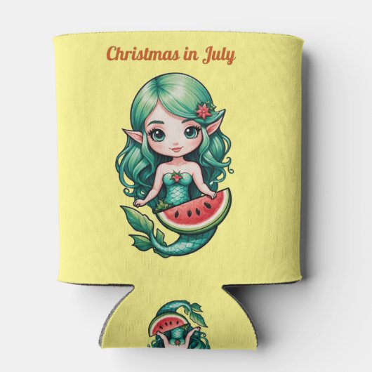 Rafraîchisseur Pour Canette Noël en juillet Elf Mermaid Thunder_Cove (Dos)