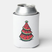 Rafraîchisseur Pour Canette Noël en juillet Pastèque Arbre de Noël (Can devant)