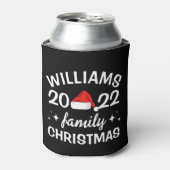 Rafraîchisseur Pour Canette Noël familial personnalisé peut refroidir (Can devant)