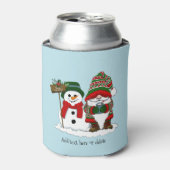 Rafraîchisseur Pour Canette Noël Gnome Snowman mignonne (Can devant)