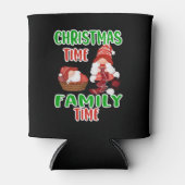 Rafraîchisseur Pour Canette Noël Heure de la famille, Noël conception de la fa (Devant)