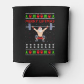 Rafraîchisseur Pour Canette Noël laid Noël haltère (Devant)