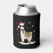 Rafraîchisseur Pour Canette Noël Llama - Noël Alpaca (Can devant)