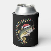 Rafraîchisseur Pour Canette Noël Papa Basse Poisson Drôle Pêcheur Pêcheur (Can devant)