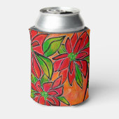 Rafraîchisseur Pour Canette Noël Poinsettia peut refroidir (Can Dos)