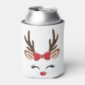 Rafraîchisseur Pour Canette Noël Reindeer mignonne Vacances hiver (Can devant)