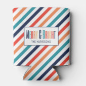 Rafraîchisseur Pour Canette Noël Retro Grandes Colorées Joyeux & Lumineux (Dos)