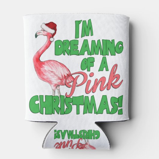 Rafraîchisseur Pour Canette Noël rose (Dos)