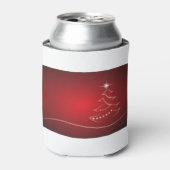 Rafraîchisseur Pour Canette Noël Rouge Arbre Noël Joyeux Noël (Can devant)