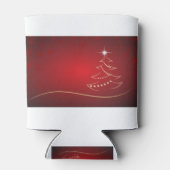 Rafraîchisseur Pour Canette Noël Rouge Arbre Noël Joyeux Noël (Dos)