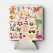 Rafraîchisseur Pour Canette Noël tropical (Dos)