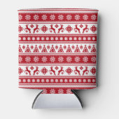 Rafraîchisseur Pour Canette Noël Vacances Nordic Motif Cosy (Devant)