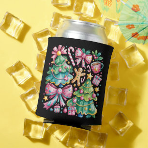 Rafraîchisseur Pour Canette Noeud papillon floral prépa pour arbre de Noël Coq