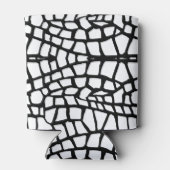 Rafraîchisseur Pour Canette Noir et blanc Abstrait serpent conception d'impres (Dos)