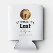 Rafraîchisseur Pour Canette Noir et blanc avec Dernier or Disco Bachelorette (Dos)