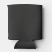 Rafraîchisseur Pour Canette Noir minimaliste moderne mariage élégant (Dos)