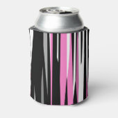 Rafraîchisseur Pour Canette Noir rose et blanc Abstrait (Can Dos)