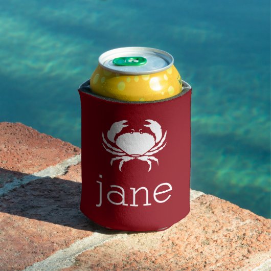 Rafraîchisseur Pour Canette Nom Avec Crabe (Piscine in situ)