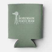 Rafraîchisseur Pour Canette Nom de famille Agritourisme Rustique Windmill Sage (Devant)