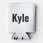 Rafraîchisseur Pour Canette Nom de Kyle Mens, (Devant)