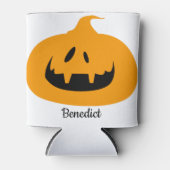 Rafraîchisseur Pour Canette Nom de la face du citrouille de l'Halloween simple (Devant)