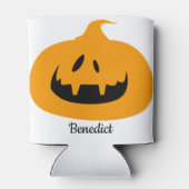 Rafraîchisseur Pour Canette Nom de la face du citrouille de l'Halloween simple (Dos)