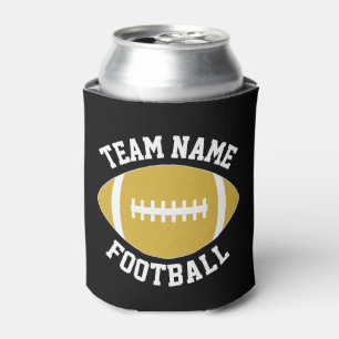 Rafraîchisseur Pour Canette Nom de l'équipe de football en or personnalisé Tex