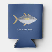 Rafraîchisseur Pour Canette Nom du bateau de pêche au thon (Devant)