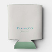 Rafraîchisseur Pour Canette Nom du club de golf sur mesure (Dos)