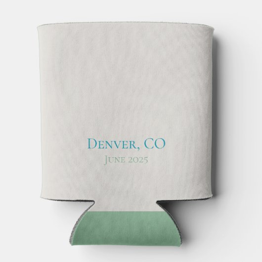 Rafraîchisseur Pour Canette Nom du club de golf sur mesure (Dos)