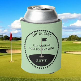 Rafraîchisseur Pour Canette Nom du club de tournoi de golf Vert Menthe