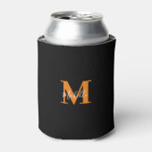 Rafraîchisseur Pour Canette Nom du monogramme customisé (Can devant)