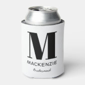 Rafraîchisseur Pour Canette Nom du monogramme de la servante (Can devant)