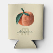 Rafraîchisseur Pour Canette Nom du monogramme Pêche au Crochet moderne minimal (Devant)