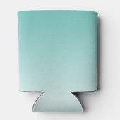 Rafraîchisseur Pour Canette Nom initial de monogramme écriture dégradé vert sa (Dos)