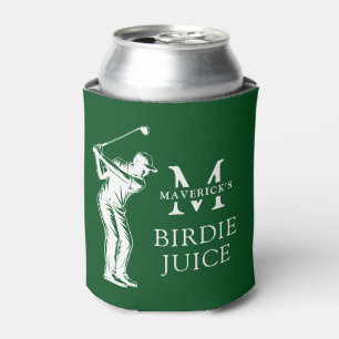 Rafraîchisseur Pour Canette Nom & Initial Funny Birdie Juice Golf