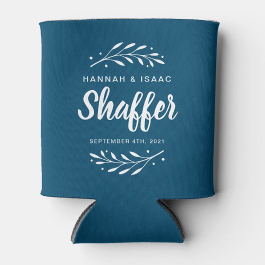 Rafraîchisseur Pour Canette Nom Mariage Faveur (Devant)