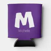 Rafraîchisseur Pour Canette Nom monogramme personnalisé initial peut refroidis (Devant)