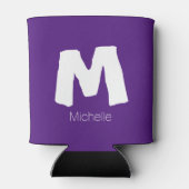 Rafraîchisseur Pour Canette Nom monogramme personnalisé initial peut refroidis (Dos)