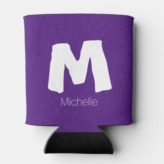 Rafraîchisseur Pour Canette Nom monogramme personnalisé initial peut refroidis (Dos)