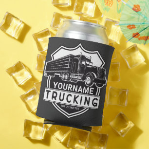 Rafraîchisseur Pour Canette NOM personnalisé Camions Big Rig Semi Trucker