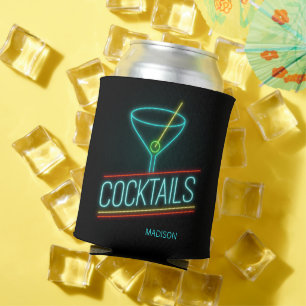 Rafraîchisseur Pour Canette Nom personnalisé COCTAILS