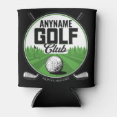 Rafraîchisseur Pour Canette NOM personnalisé Golfing Pro Golf Club Player (Devant)