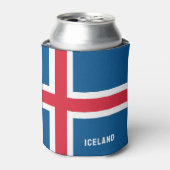 Rafraîchisseur Pour Canette Nom personnalisé Indicateur Islande (Can devant)