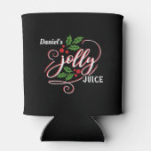 Rafraîchisseur Pour Canette Nom personnalisé Jolly Jolly Jice Christmas Cheer (Dos)